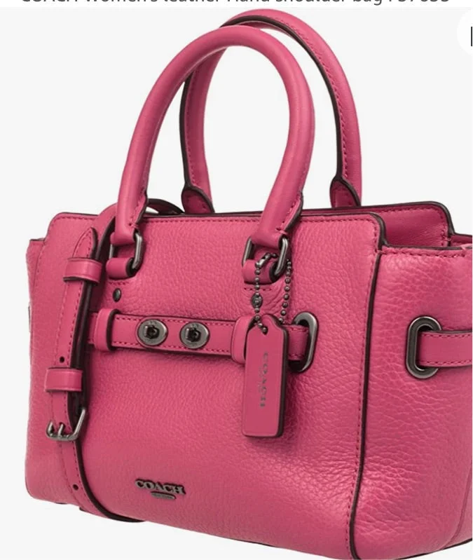 COACH Blake 25 Pink Bubble Leather