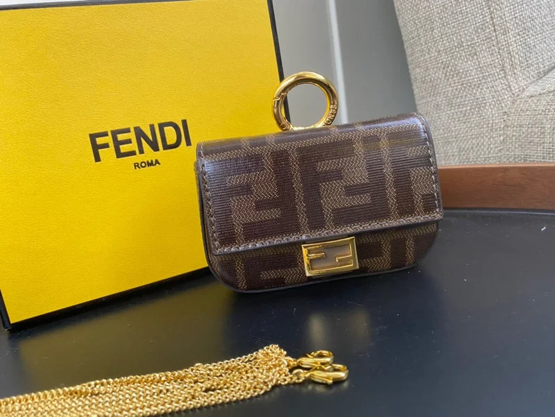 Ladies Fendi shoulder bags with a magnetic - closure flap for easy opening and closingWF - Fendi Bags - 126