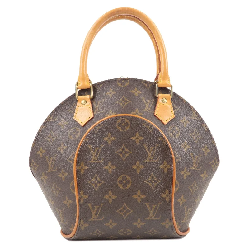 Louis Vuitton Petite Malle bags with a hard - shell structure for uniquenessLouis Vuitton Monogram Ellipse PM Hand Bag Brown M51127