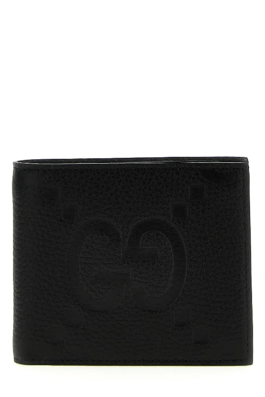 Women Gucci bags with a front - flap pocket for quick - access itemsGucci Men 'Jumbo Gg' Wallet