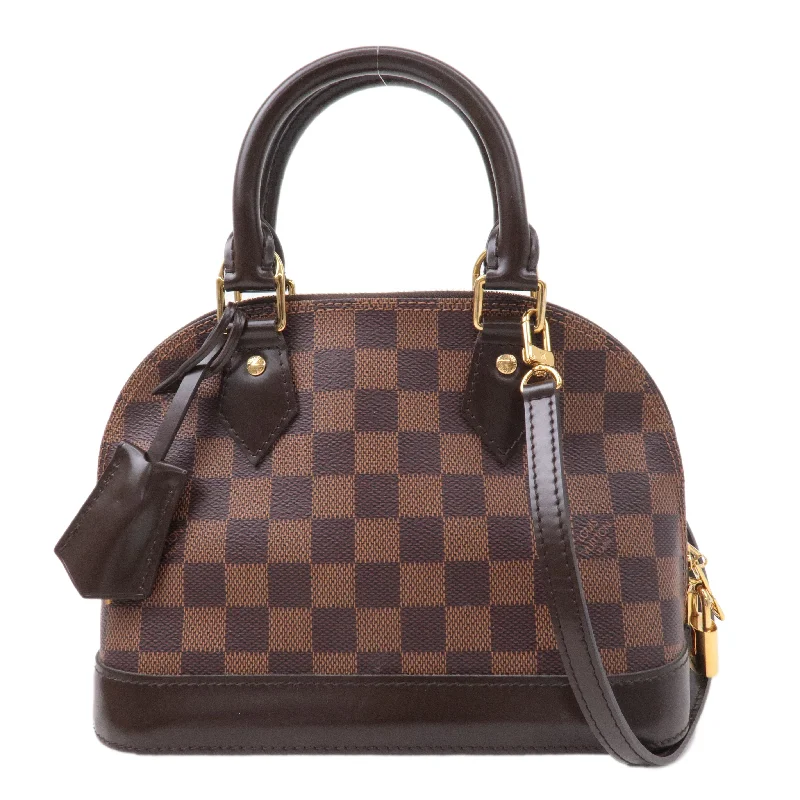 Louis Vuitton Twist bags with a snakeskin - effect panel for a bold lookLouis Vuitton Damier Alma BB 2Way Shoulder Bag Hand Bag N41221