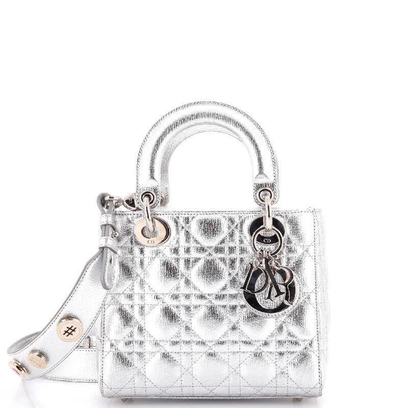 My ABCDior Lady Dior Bag Metallic Cannage Quilt Leather