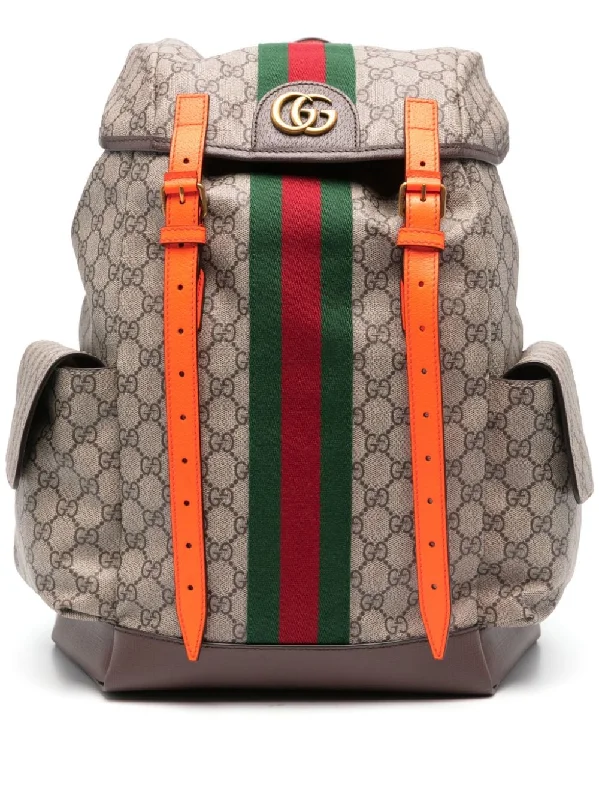 Gucci tote bags for women with a double - handle designGucci Men Ophidia Gg Backpack