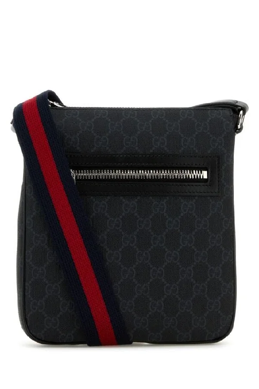 Women Gucci bags with a front - flap pocket for quick - access itemsGucci Men Gg Supreme Fabbro Gg Crossbody Bag