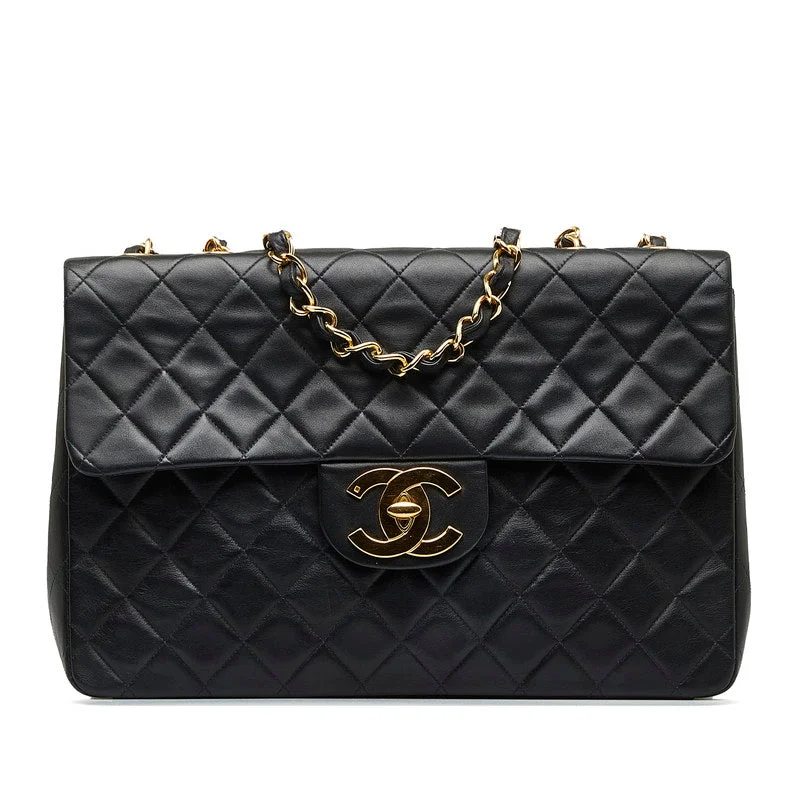 Chanel Lightweight Handbag for Daily ErrandsChanel Decamatrasse 34 Cocomark ingle Flap Chain Shoulder Bag Black   CHANEL