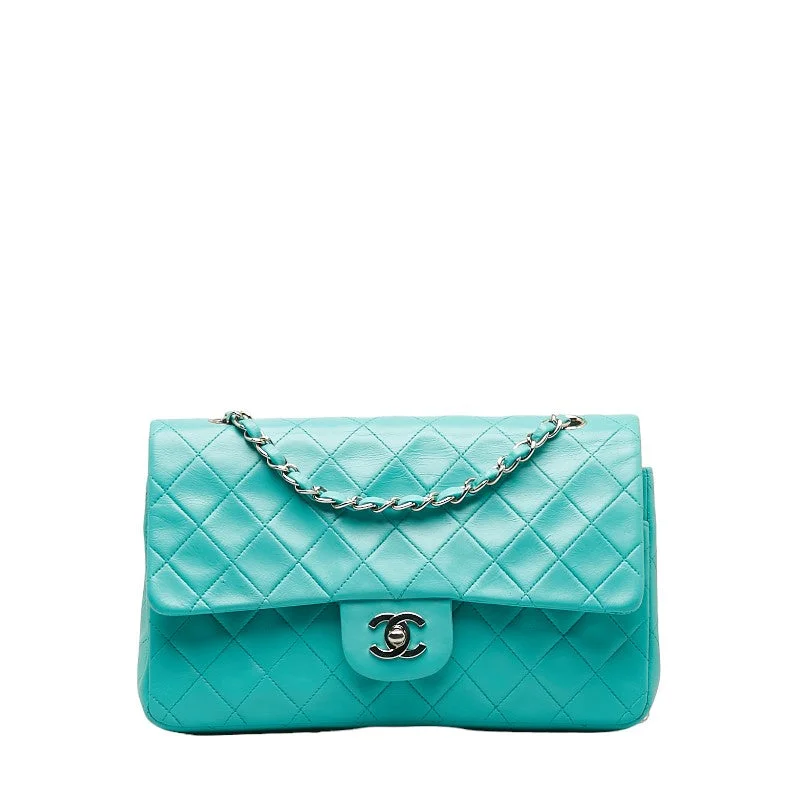 Chanel Colorful Handbag for Spring OutfitsChanel Matrace 25 Cocomark Double Flap ilver  Chain Shoulder Bag Light Green  Lady CHANEL