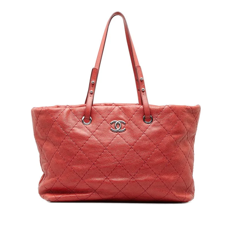 Chanel Lightweight Handbag for Daily ErrandsChanel Wild tick Onza Road  Bag Pink Leather  Chanel