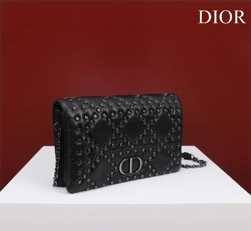 Christian Dior handbags with a snap - button closure and a decorative buckleChristian Dior - Luxury Bags  293