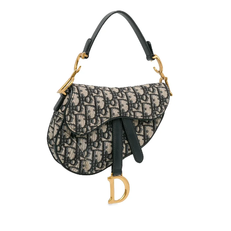 Christian Dior bags with a detachable coin purse insideDior Mini Oblique Saddle (NMrYWy)