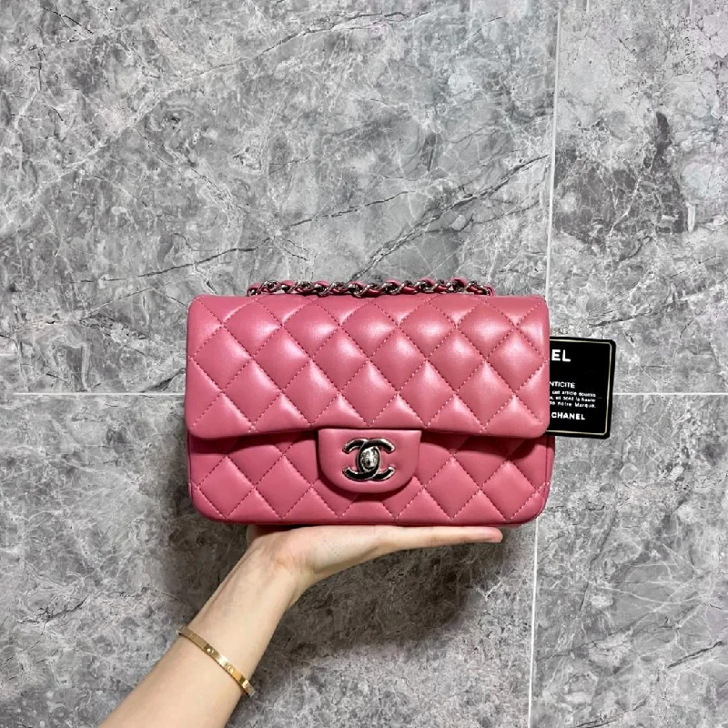 Chanel Limited Edition Handbag for CollectorsLNIB Chanel Mini Rectangular Classic Flap Sakura Pink No 28