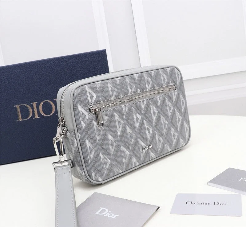 Christian Dior handbags with a snap - button closure and a decorative buckleWF - Dior Bags - 027